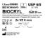Sutura Biocryl VZ 8 USP 6-0 - EP 0.7 30 cm Violet Double Armed  N.12 Bs. per Box