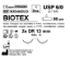Sutura Biotex DR 13 USP 6-0 - EP 0.7 90 cm Undyed Double Armed  N.12 Bs. per Box