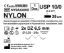 Sutura Nylon DZ 6.5 USP 10-0 - EP 0.2 30 cm Black Double Armed  N.12 Bs. per Box