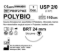 Sutura Polybio BRT 24 USP 2-0 - EP 3 110 cm White Box 12 pcs