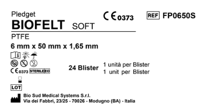 Biofelt PTFE 6 mm x 50 mm Soft Box 24 pcs