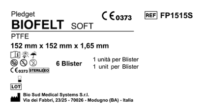 Biofelt PTFE 152 mm x 152 mm Soft Box 6 pcs