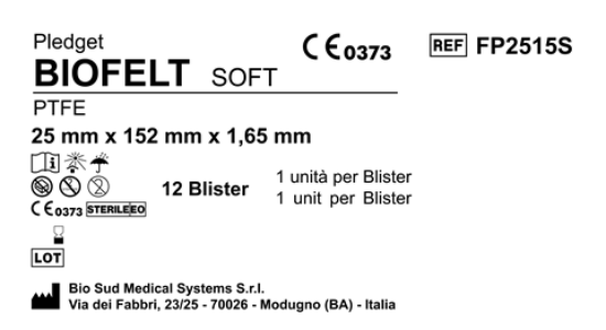 Biofelt PTFE 25 mm x 152 mm Soft Box 12 pcs
